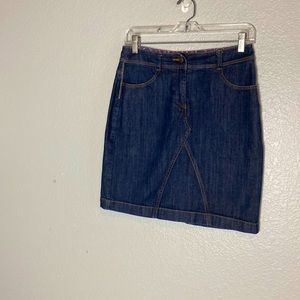 Boden Denim Jean Mini Skirt Size 4 R